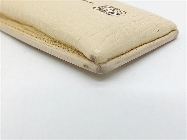 [2971]　良品　＊ロエベ＊　レザー　ペンケース　ロゴ