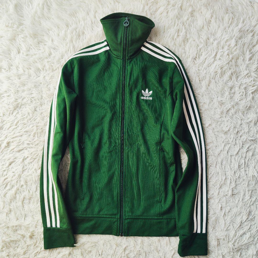 【希少セットアップ】アディダス★トラックジャケット+パンツ S相当 グリーン