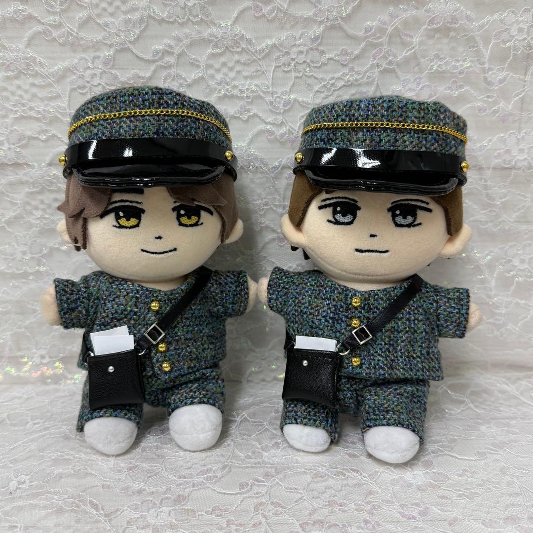 あかは様　はぴぬい　ぬい服　キンプリ　郵便屋さんコーデ