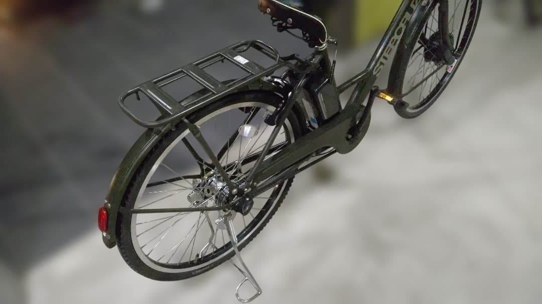 ステップクルーズｅ　タイヤ新品　回生充電　26インチ　電動自転車 ブリヂストン