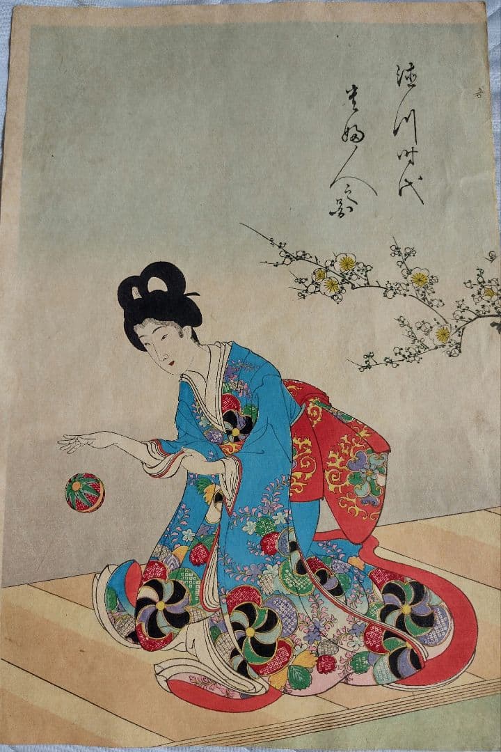 揚州周延　徳川時代の貴婦人の図