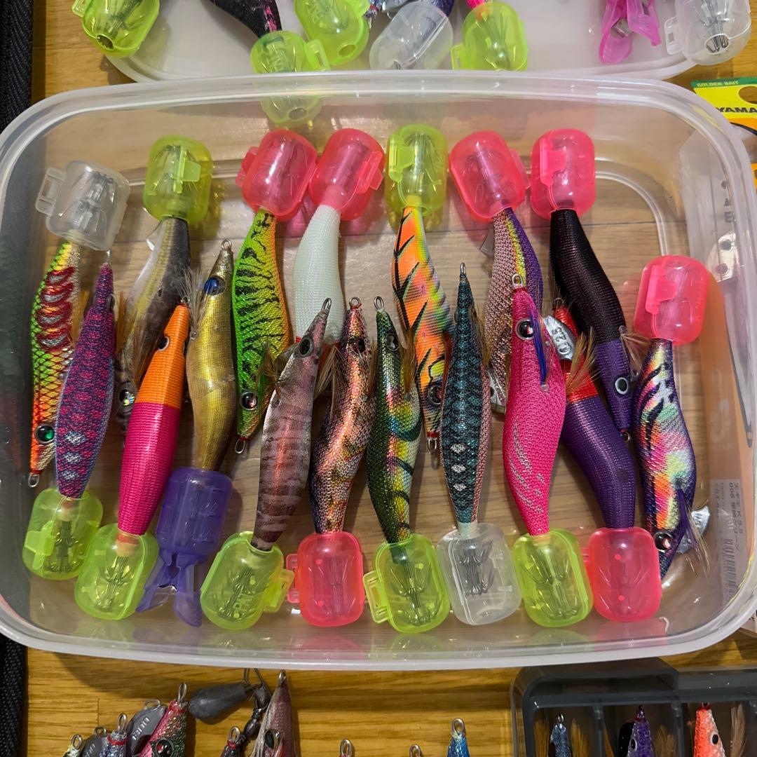 エギ・餌木 セット 多数 収納ケース付き 61本 まとめ