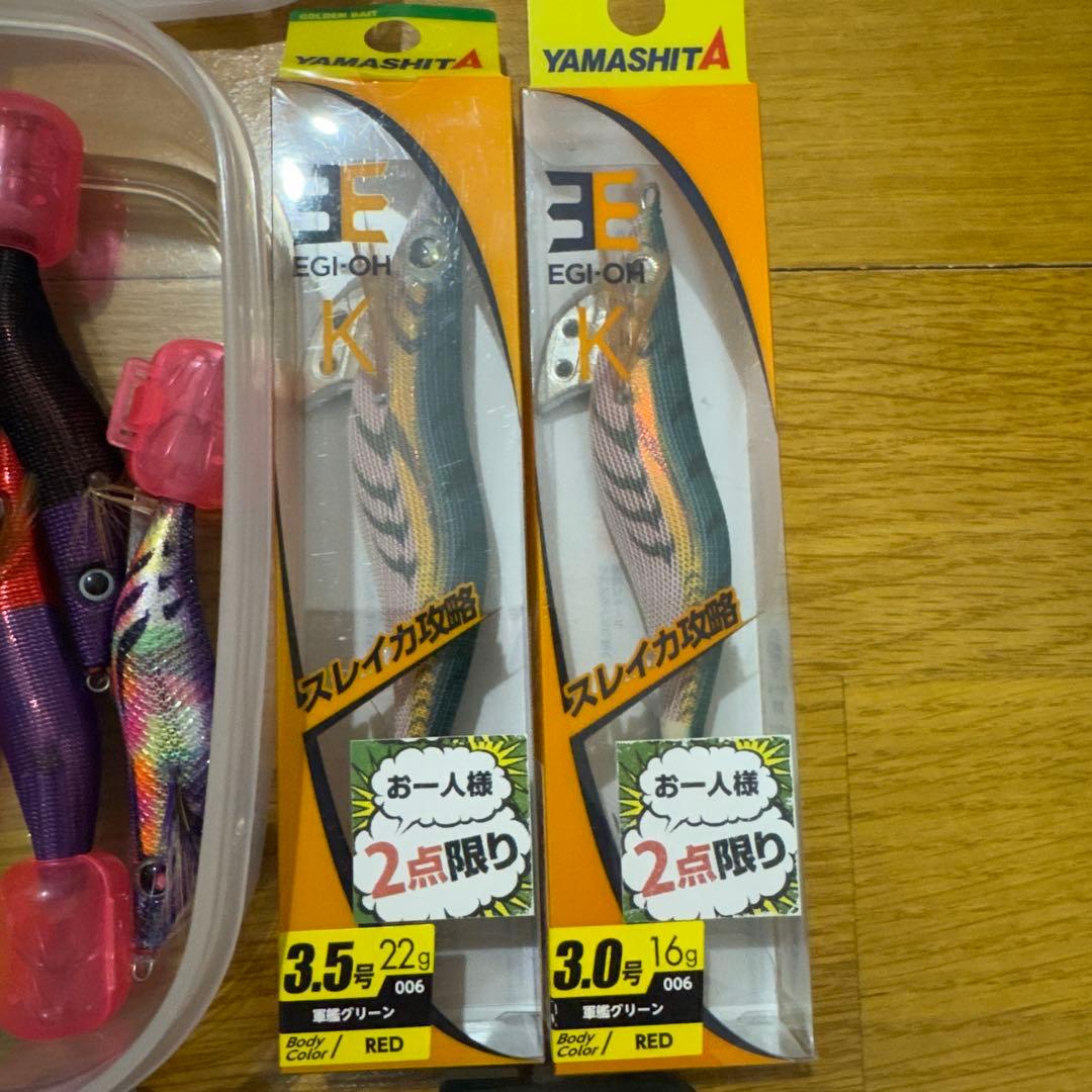 エギ・餌木 セット 多数 収納ケース付き 61本 まとめ