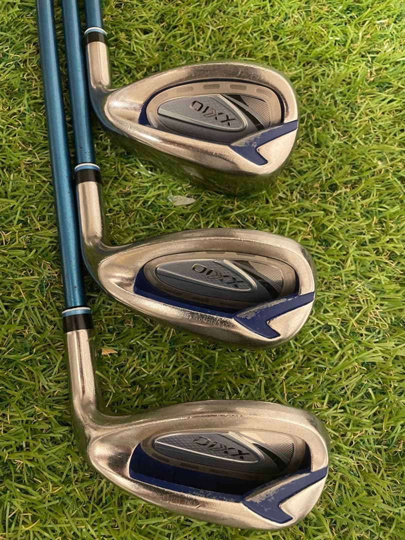 12代目ゼクシオ XXIO12 ブルー　レディースアイアンセット 7本　L