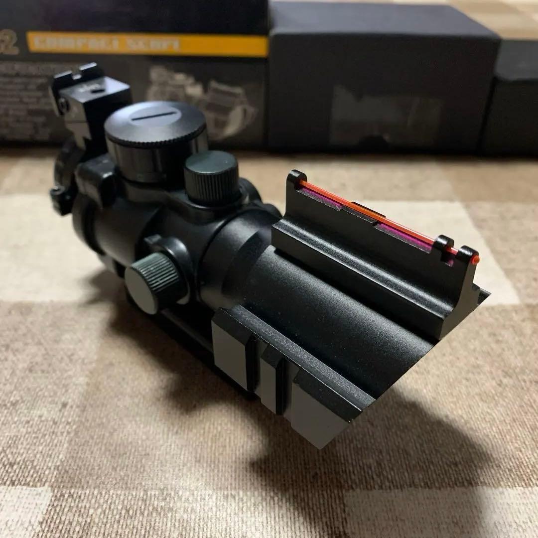 4x32 コンパクトスコープ、Pinty ドットサイト2種