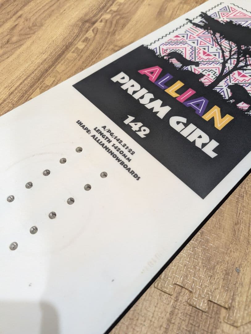 最高峰　レディースボード　ALLIAN prismgirl 142cm