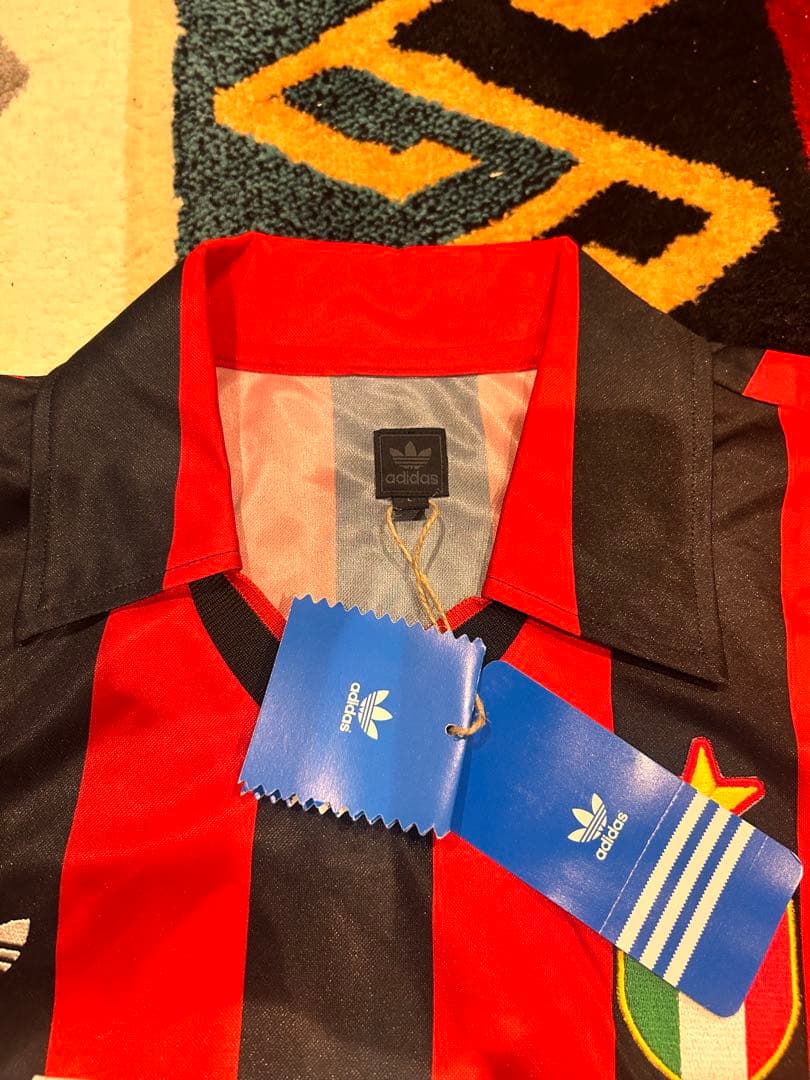 アディダス製ACミラン1992-93ホームユニフォーム デッドストック バレージ