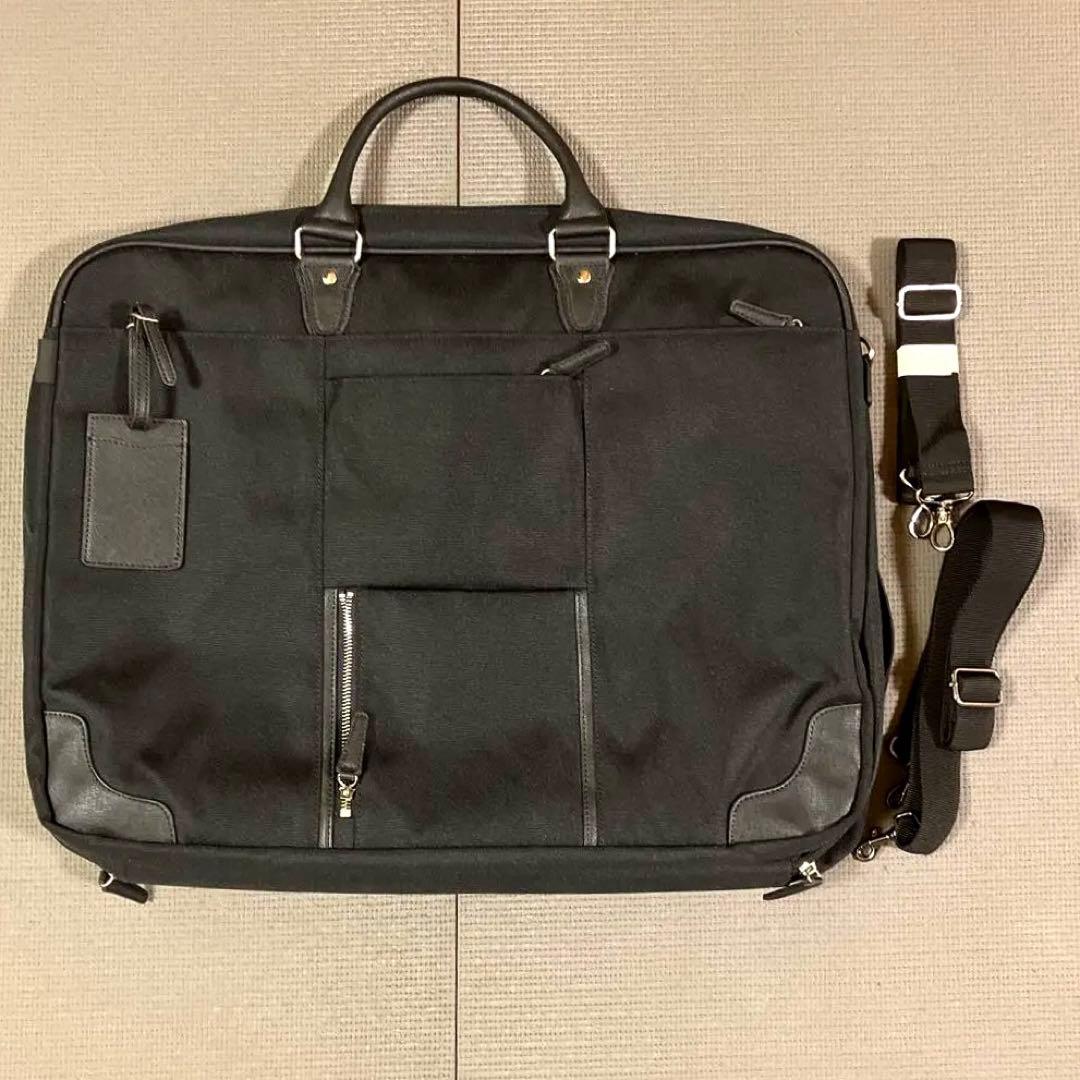 【美品✨CORDURA】ガーメントバッグ スーツバッグ 鞄 カバン ブラック 黒