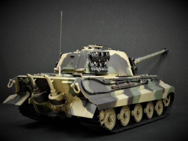 技術基準適合証明済 ヘンロン 1/16 キングタイガー ヘンシェル砲塔