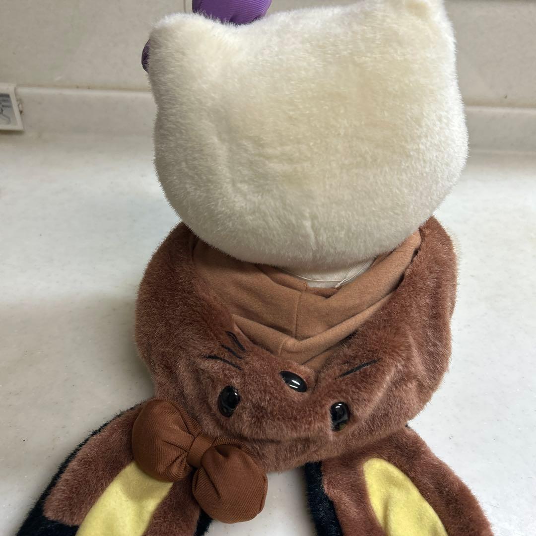 北海道限定　エゾウサギ着ぐるみキティ ラベンダー ぬいぐるみ