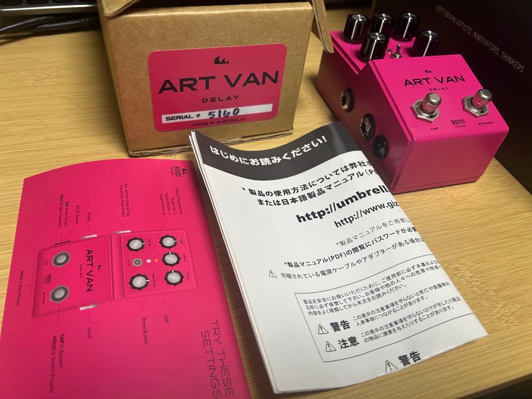 ギター BONDI EFFECTS ART VAN DELAY