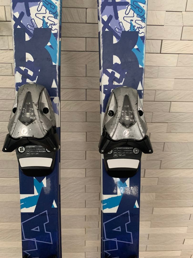 カザマ スキー　板 106cm キッズ　スキー　初心者向け