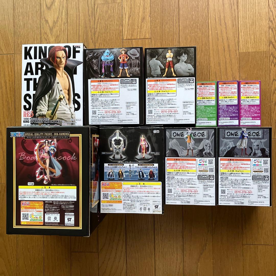 ワンピース　フィギュア　まとめ売り　SQフィギュア　ボアハンコック　シャンクス