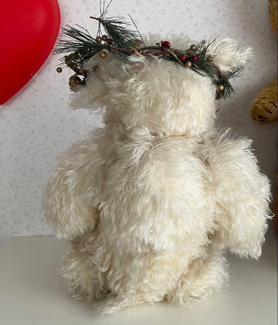 アーティストベアテディベア＊カントリー雑貨アンティークマレトロ古いぬいぐるみ飾り