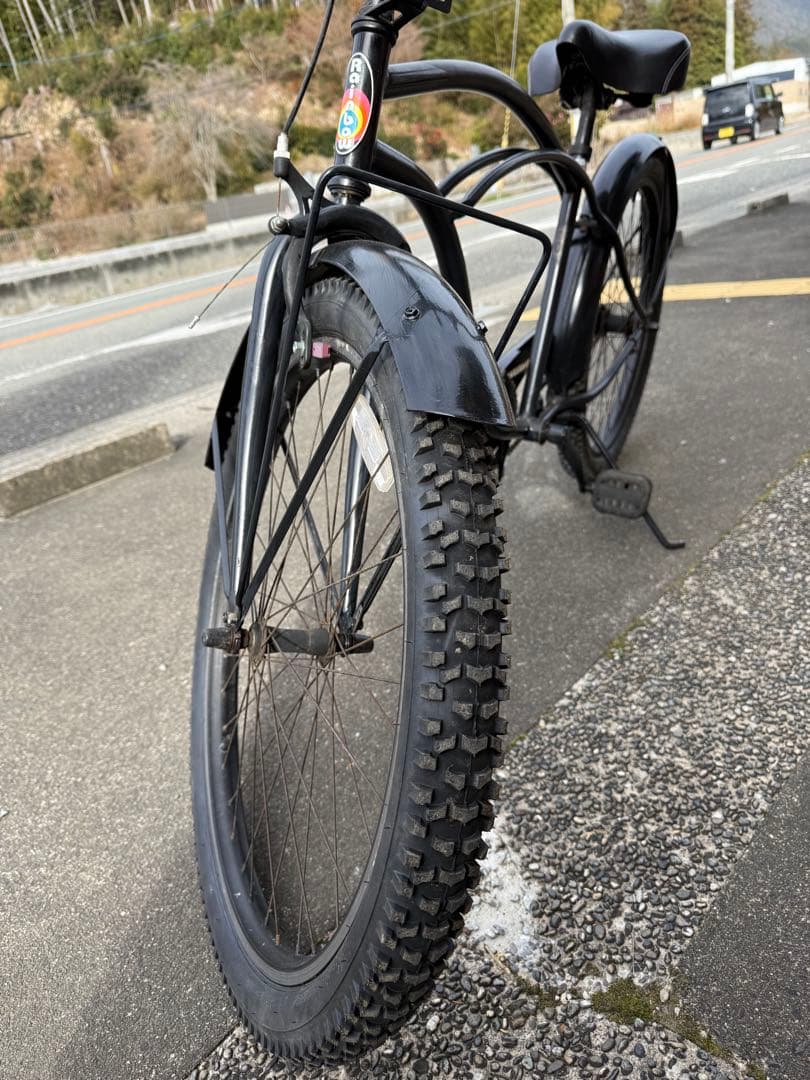 レインボービーチクルーザー ブラック 《引き取り限定！》