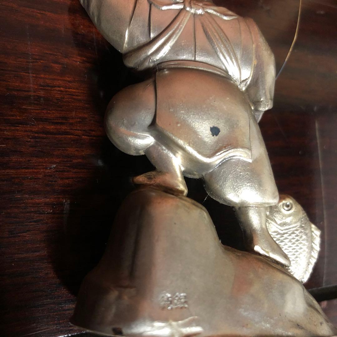 出来の良い純銀の恵比寿像