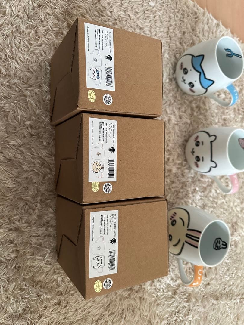 ちいかわ フェイスマグ 3個セット ちいかわ ハチワレ うさぎ