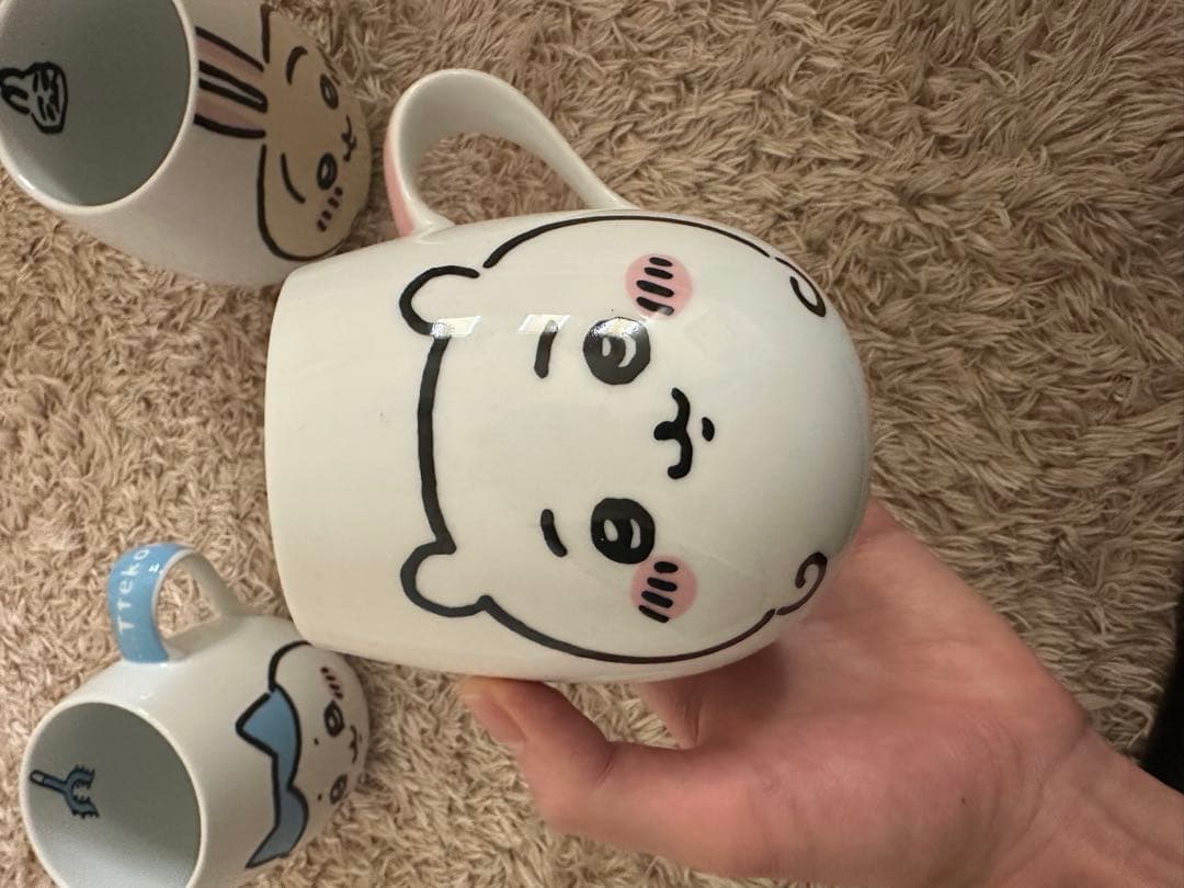 ちいかわ フェイスマグ 3個セット ちいかわ ハチワレ うさぎ
