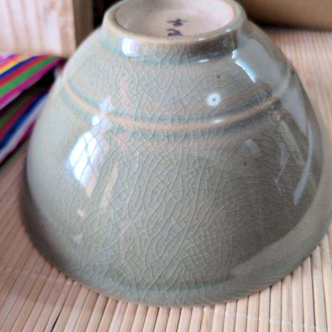 【極美品】楽善斎 李方子 高麗焼 青磁茶碗