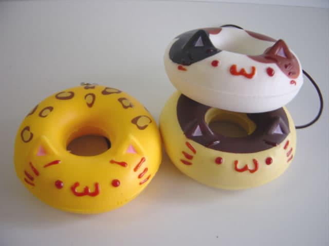 ♯Isi07PTねこドーナツやわらかストラップシークレット入全7種