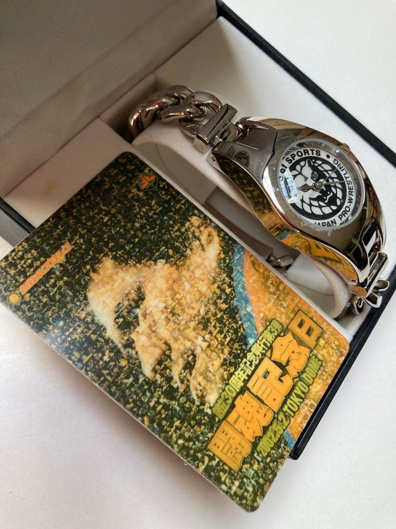 【新品・未使用】 新日本プロレス創立30周年記念腕時計　2002.5.2発売
