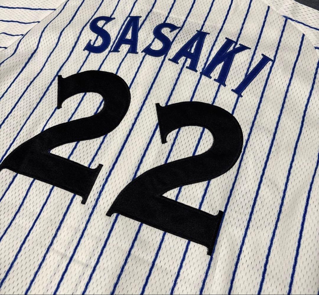 横浜DeNAベイスターズ　#22 佐々木主浩投手　復刻ユニフォーム　Ｌサイズ