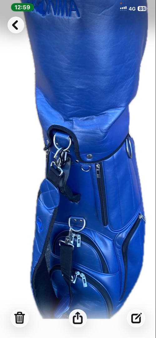 HONMA ホンマゴルフ キャディバッグ ブルー 8型 5分割 軽量 本間ゴルフ