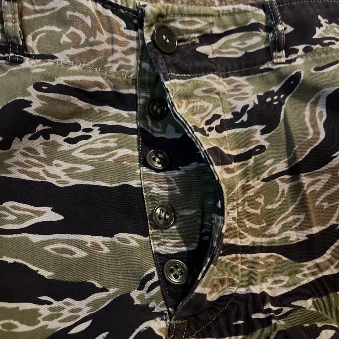 60S 実物　ベトナム戦　タイガーストライプ　パンツ　SOG 特殊部隊