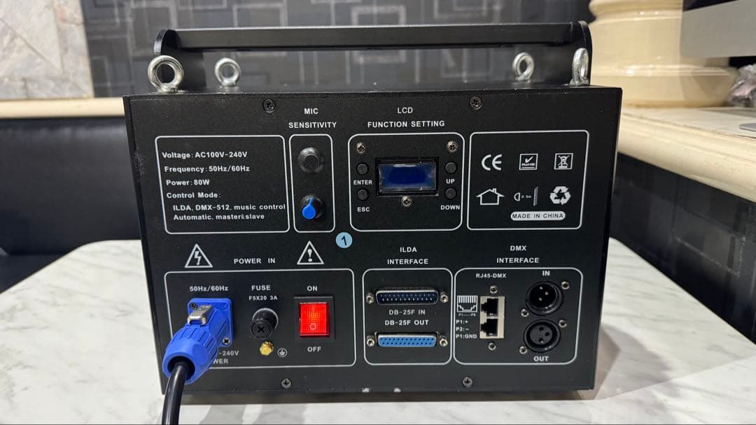 【未使用】RGBレーザー 3W DMX ILDA対応 業務用レーザー照明