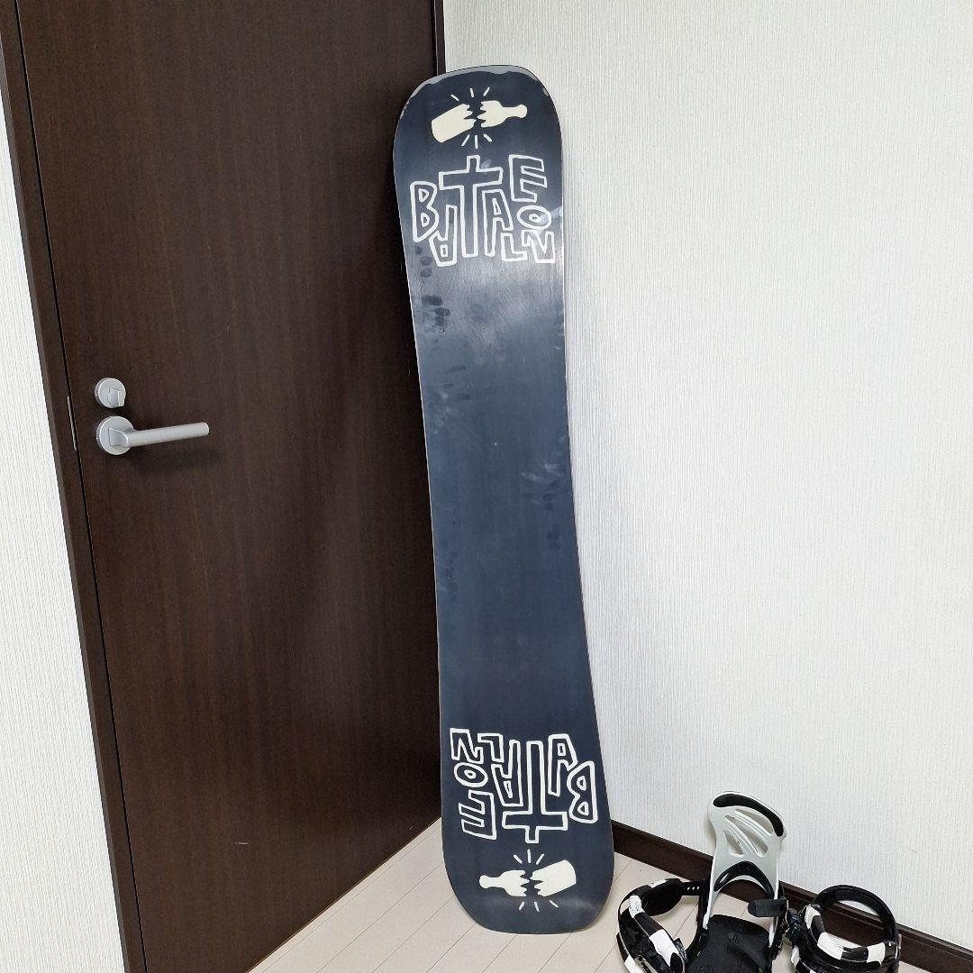 スノーボードセット　バタレオンデザスター１５１cm　フラックスDSビンディング