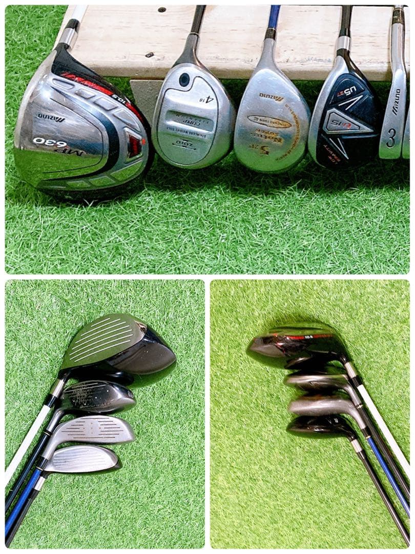 H12 ミズノ　初心者オススメ　ゴルフクラブセット　メンズ　15本