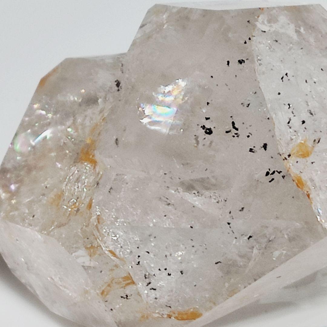 パワーストーン　天然石　ハーキマー水晶　レインボー他　113g　No.128