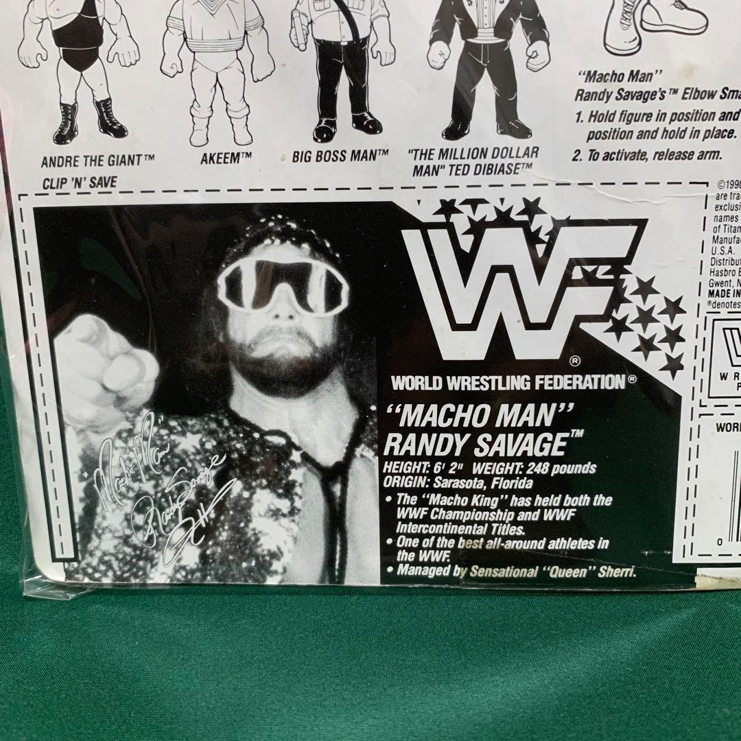 希少 WWF ハズブロ フィギュア プロレス マッチョマン・ランディ・サベージ