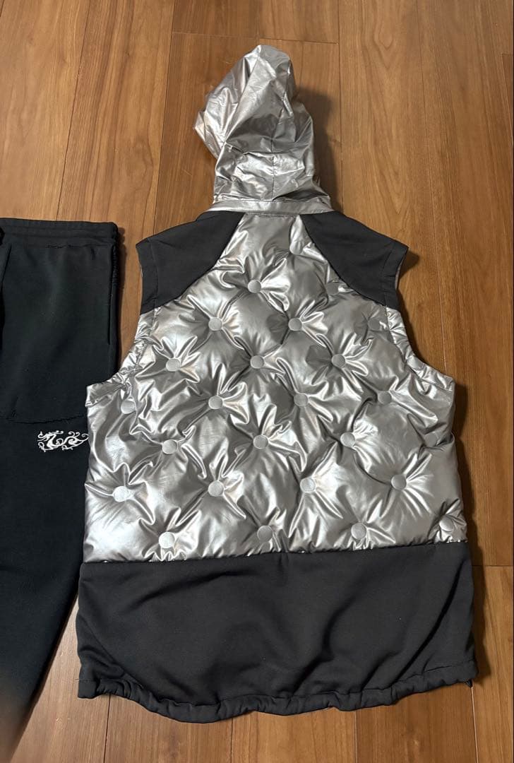 レア品　ダンスウィズドラゴン　ダウンベスト、ニットパンツセット　サイズL