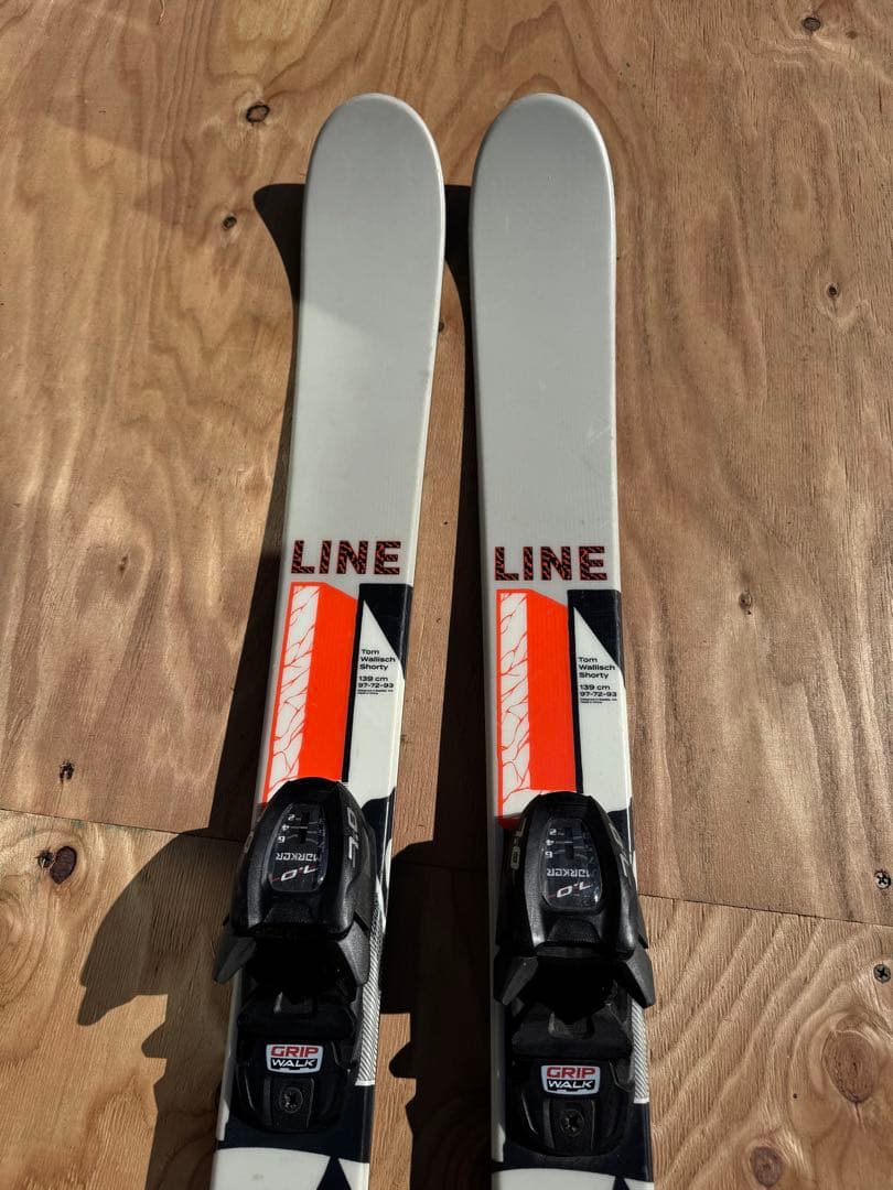 【139cm】LINE フリースタイルスキー ジュニア　ビンディング　マーカー