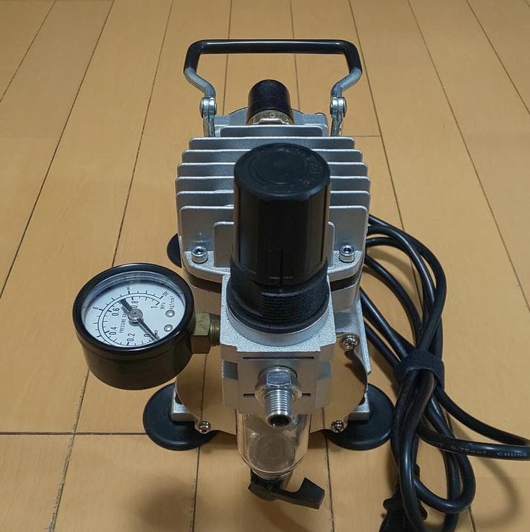 エアテックス コンプレッサー APC-001R エアブラシ レギュレーター