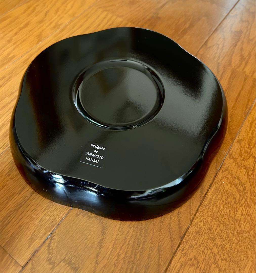 山本寛斎kansai yamamotoデザイン 漆器 盆　輪島塗　漆塗り　おぼん
