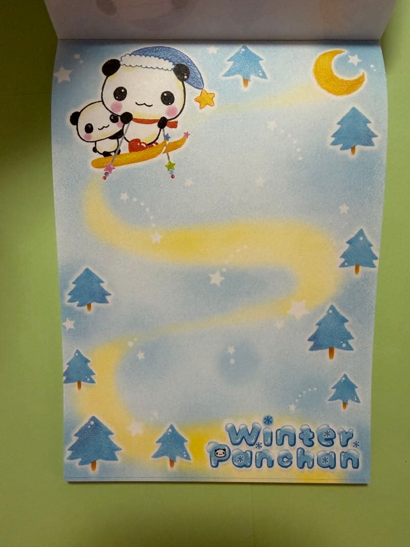 平成レトロ ウィンターパンチャン メモ帳 当時物 パンダ