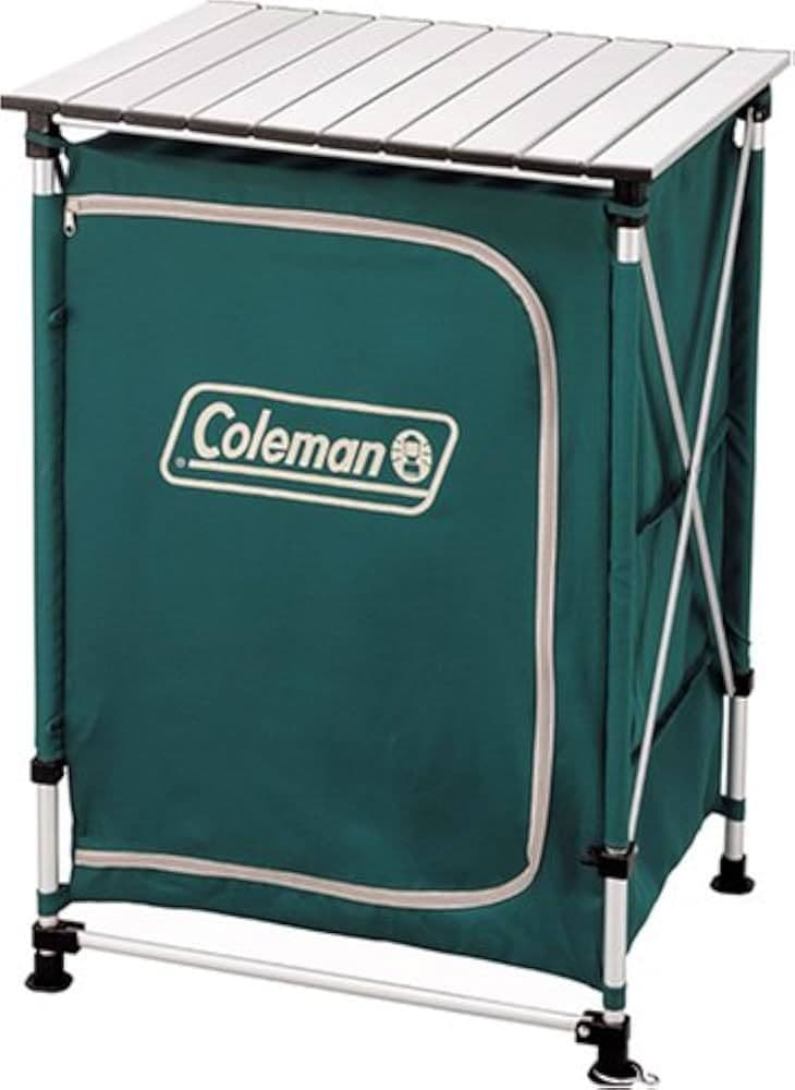 廃番品　新品コールマンナチュラルウッドフォールダブルシェルフ