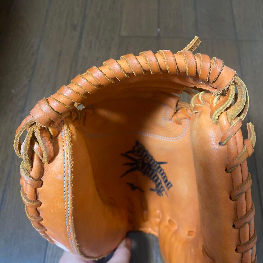 ミズノ　軟式キャッチャーミット　ダイヤモンドアビリティ オレンジ