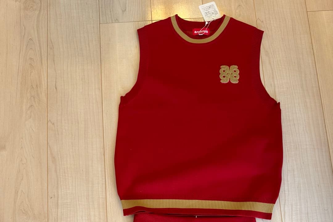 アルチビオ　ニットベスト　ゴルフウェア