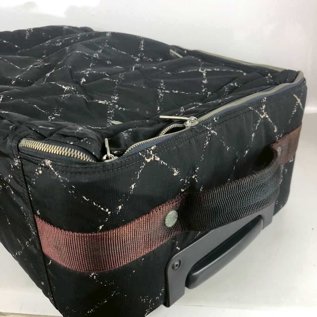 CHANEL シャネル トラベルライン キャリーケース キルティング ブラック