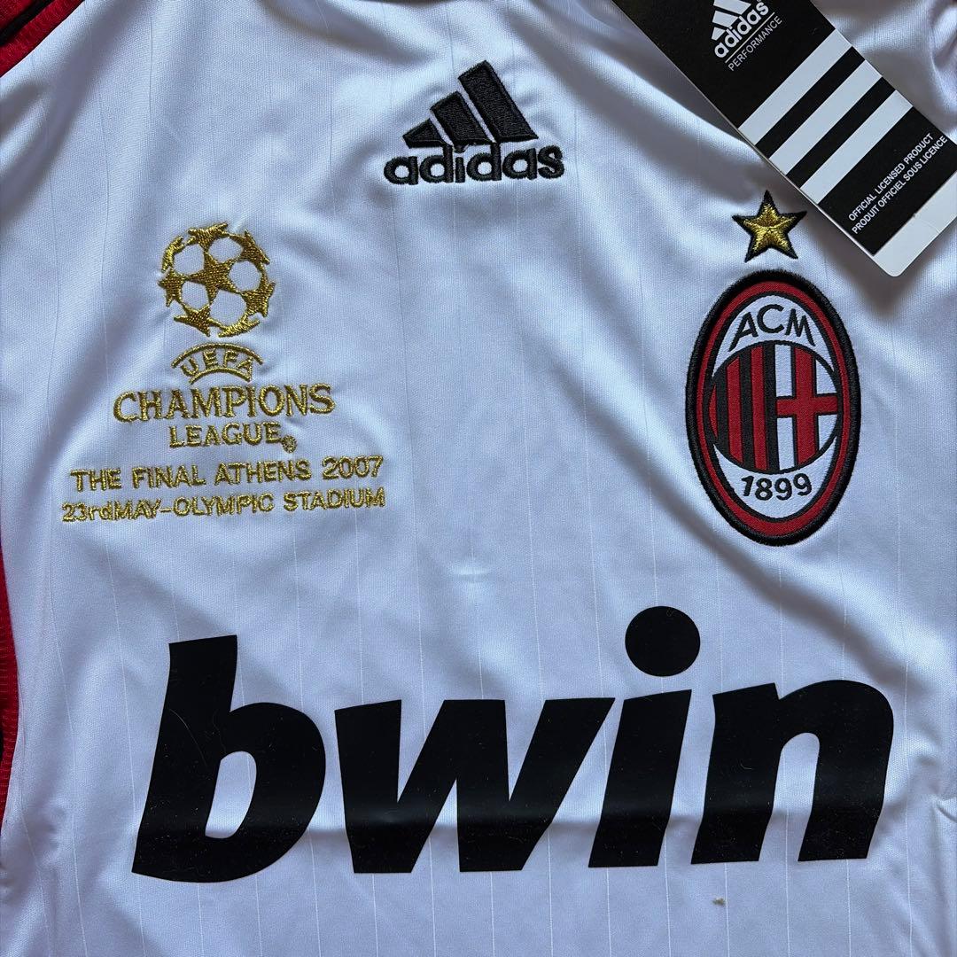 ACミラン 2007年 CL決勝 ユニフォーム adidas bwin