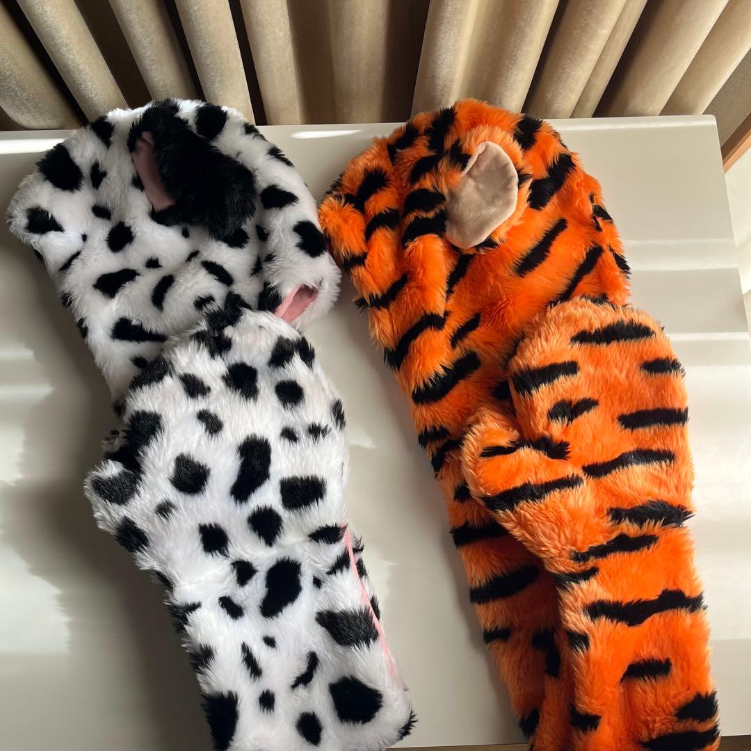 ディズニー ティガー 101匹わんちゃん マフラーキャップ ファンキャップ　手袋