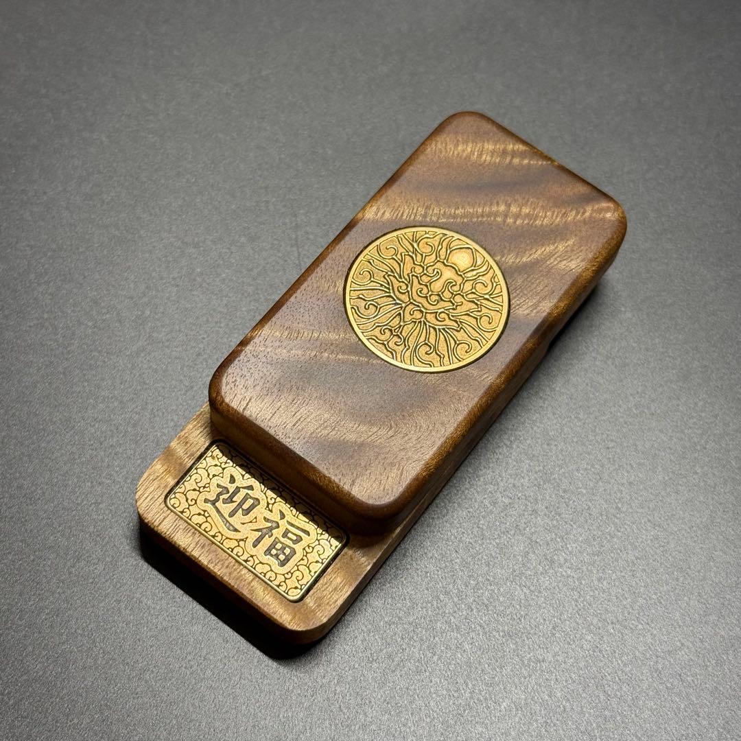 「正規品」金木EDC フィジェットトイ　スライダー　金糸楠の木製　絶版　限定