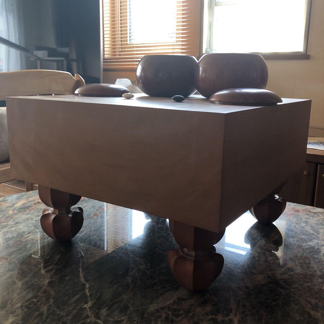 「値下げ」足つき碁盤と碁石のセット