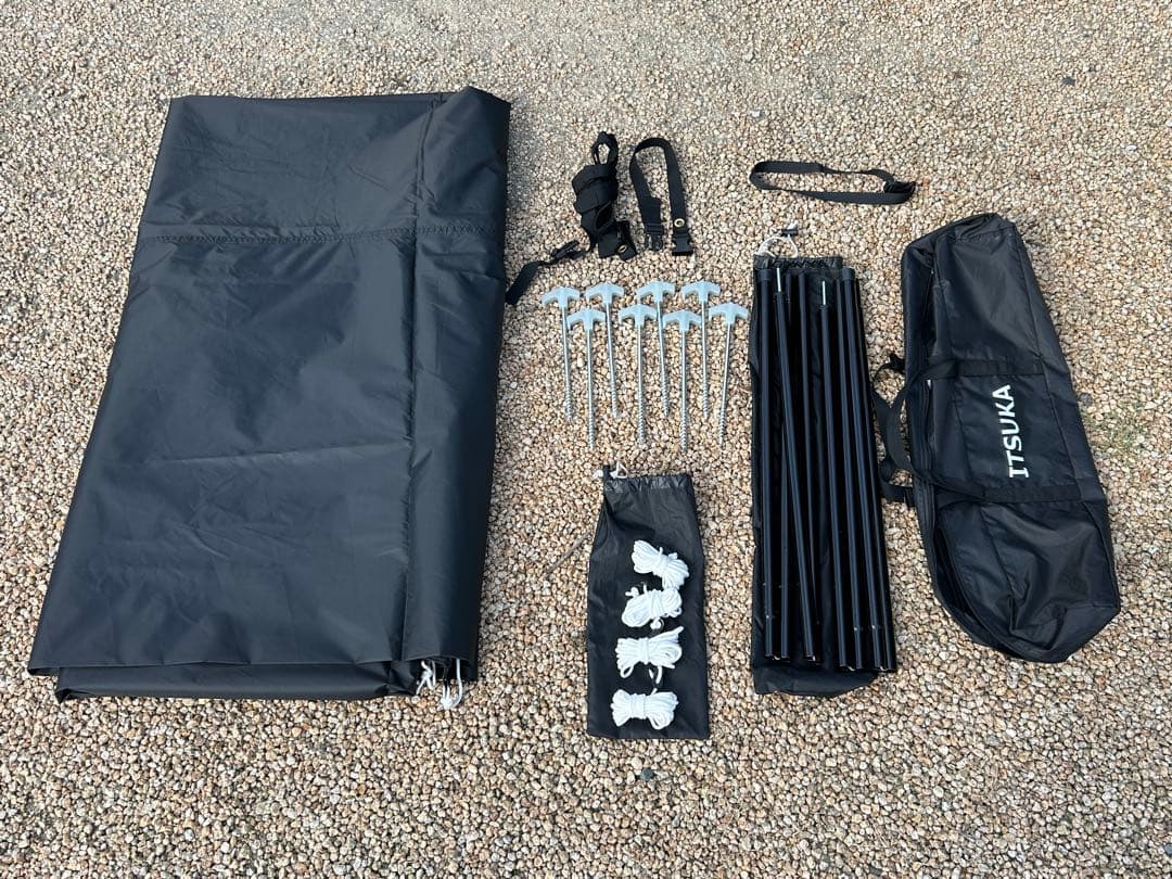 【美品】DOD いつかのタープ TT5-631-BKブラック