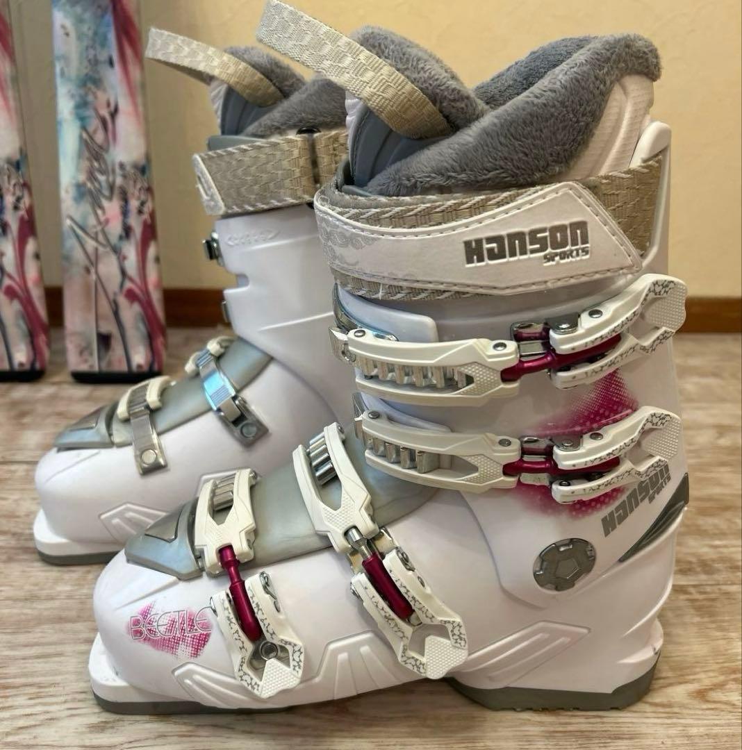 【yuki】カービングスキーセット　スキー板152㎝　ブーツ25.5㎝