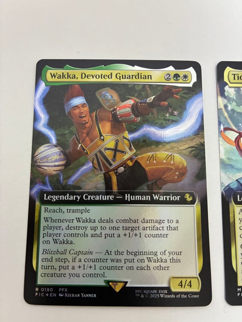 ユウナのガード、ティーダ　ワッカ　ルールー　拡張　foil　英語　バンドル