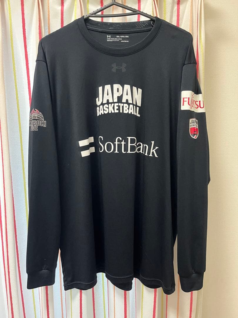 レア　ロンT Under Armour 日本代表　バスケ 2XL ブラック